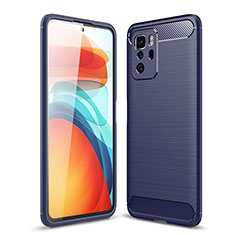 Funda Silicona Carcasa Goma Line para Xiaomi Poco X3 GT 5G Azul