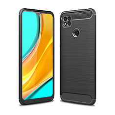 Funda Silicona Carcasa Goma Line para Xiaomi Redmi 9 Activ Negro