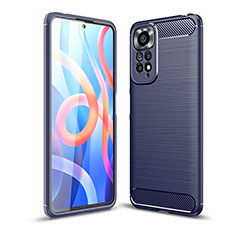 Funda Silicona Carcasa Goma Line para Xiaomi Redmi Note 11 4G (2022) Azul