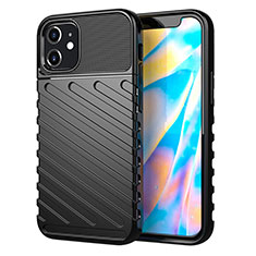 Funda Silicona Carcasa Goma Line S01 para Apple iPhone 12 Mini Negro