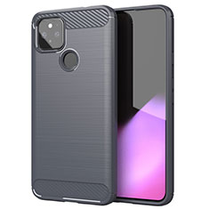 Funda Silicona Carcasa Goma Line S01 para Google Pixel 5 Gris