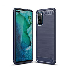 Funda Silicona Carcasa Goma Line S01 para Huawei Honor V30 Pro 5G Azul