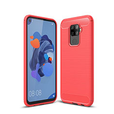 Funda Silicona Carcasa Goma Line S01 para Huawei Nova 5i Pro Rojo