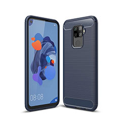 Funda Silicona Carcasa Goma Line S01 para Huawei Nova 5z Azul