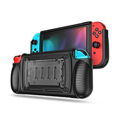 Funda Silicona Carcasa Goma Line S01 para Nintendo Switch Negro