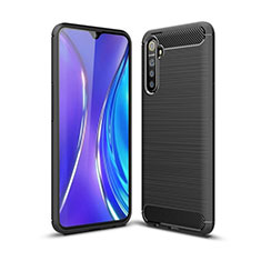 Funda Silicona Carcasa Goma Line S01 para Realme XT Negro