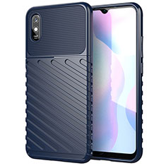 Funda Silicona Carcasa Goma Line S01 para Xiaomi Redmi 9A Azul