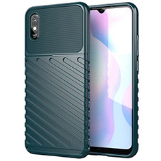 Funda Silicona Carcasa Goma Line S01 para Xiaomi Redmi 9A Verde