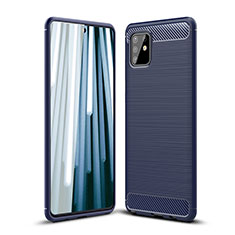 Funda Silicona Carcasa Goma Line WL1 para Samsung Galaxy Note 10 Lite Azul