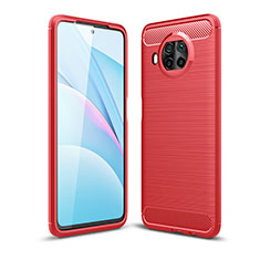 Funda Silicona Carcasa Goma Line WL1 para Xiaomi Mi 10i 5G Rojo