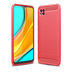 Funda Silicona Carcasa Goma Line WL1 para Xiaomi POCO C3 Rojo