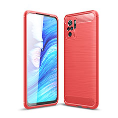 Funda Silicona Carcasa Goma Line WL1 para Xiaomi Poco M5S Rojo