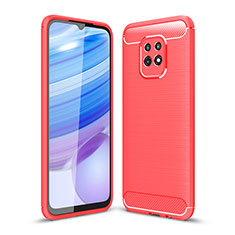 Funda Silicona Carcasa Goma Line WL1 para Xiaomi Redmi 10X Pro 5G Rojo