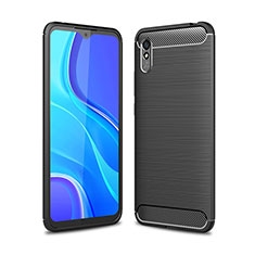 Funda Silicona Carcasa Goma Line WL1 para Xiaomi Redmi 9A Negro