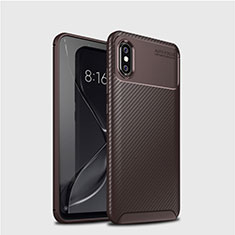 Funda Silicona Carcasa Goma Twill A01 para Xiaomi Mi 8 Marron