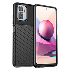 Funda Silicona Carcasa Goma Twill MF1 para Xiaomi Redmi Note 10 4G Negro