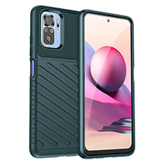 Funda Silicona Carcasa Goma Twill MF1 para Xiaomi Redmi Note 10S 4G Verde