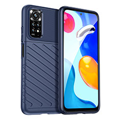 Funda Silicona Carcasa Goma Twill MF1 para Xiaomi Redmi Note 11S 4G Azul