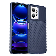 Funda Silicona Carcasa Goma Twill MF1 para Xiaomi Redmi Note 12 4G Azul