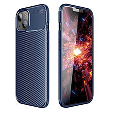 Funda Silicona Carcasa Goma Twill para Apple iPhone 14 Azul