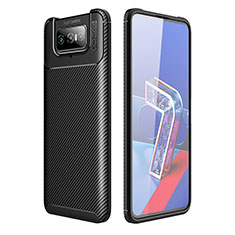 Funda Silicona Carcasa Goma Twill para Asus Zenfone 7 Pro ZS671KS Negro