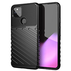 Funda Silicona Carcasa Goma Twill para Google Pixel 5 XL 5G Negro