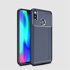 Funda Silicona Carcasa Goma Twill para Huawei Enjoy 9 Azul