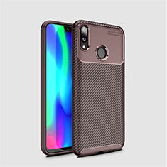 Funda Silicona Carcasa Goma Twill para Huawei Enjoy 9 Marron