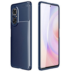 Funda Silicona Carcasa Goma Twill para Huawei Honor 50 SE 5G Azul