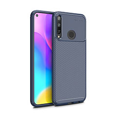 Funda Silicona Carcasa Goma Twill para Huawei Honor 9C Azul