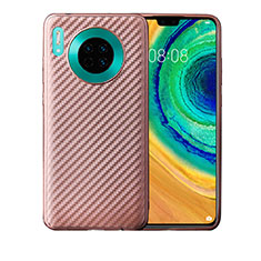 Funda Silicona Carcasa Goma Twill para Huawei Mate 30 Oro Rosa