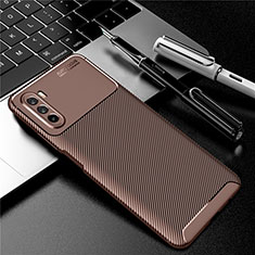 Funda Silicona Carcasa Goma Twill para Huawei Mate 40 Lite 5G Marron