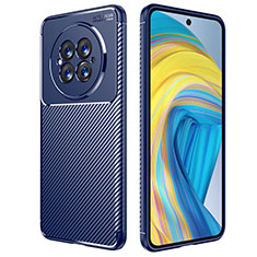 Funda Silicona Carcasa Goma Twill para Huawei Mate 50 Azul