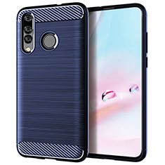 Funda Silicona Carcasa Goma Twill para Huawei Nova 4e Azul