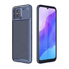 Funda Silicona Carcasa Goma Twill para Huawei Nova 8 SE 4G Azul