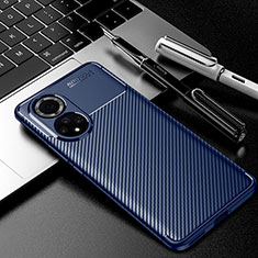 Funda Silicona Carcasa Goma Twill para Huawei Nova 9 Azul