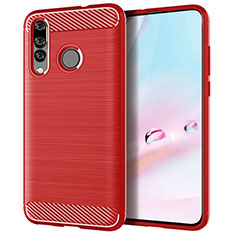 Funda Silicona Carcasa Goma Twill para Huawei P30 Lite XL Rojo