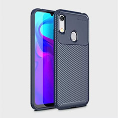 Funda Silicona Carcasa Goma Twill para Huawei Y6s Azul