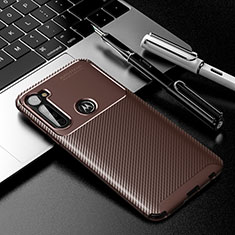 Funda Silicona Carcasa Goma Twill para Motorola Moto G Stylus Marron