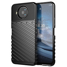 Funda Silicona Carcasa Goma Twill para Nokia 8.3 5G Negro