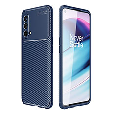 Funda Silicona Carcasa Goma Twill para OnePlus Nord CE 5G Azul