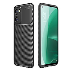 Funda Silicona Carcasa Goma Twill para Oppo A55S 5G Negro