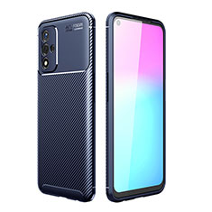 Funda Silicona Carcasa Goma Twill para Oppo A93s 5G Azul