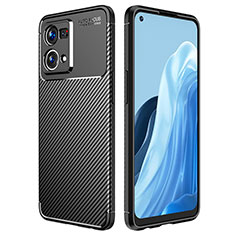 Funda Silicona Carcasa Goma Twill para Oppo F21 Pro 4G Negro