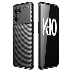 Funda Silicona Carcasa Goma Twill para Oppo K10 5G Negro