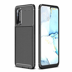 Funda Silicona Carcasa Goma Twill para Oppo K7 5G Negro