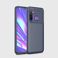 Funda Silicona Carcasa Goma Twill para Realme 5 Azul