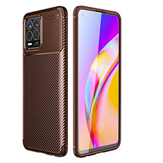 Funda Silicona Carcasa Goma Twill para Realme 8 4G Marron