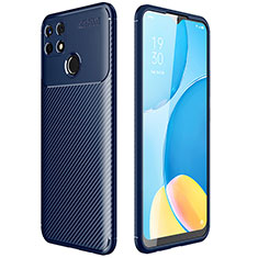 Funda Silicona Carcasa Goma Twill para Realme C25 Azul