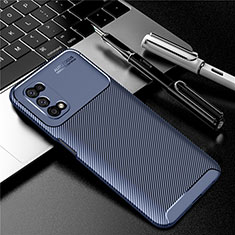 Funda Silicona Carcasa Goma Twill para Realme Narzo 30 Pro 5G Azul